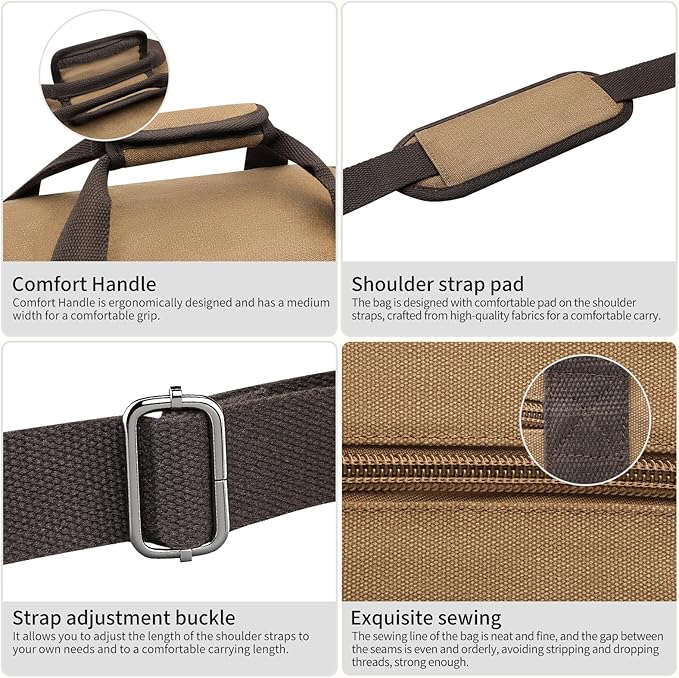 Duffle Bag,Canvas Duffle Bag, Large Travel Duffles,Duffle Holdall Bag